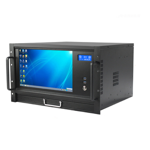 6U Chassis Rackmount 400 mét ngắn 13.3inch hiển thị Bàn phím điều khiển nhiệt độ ATX Bo mạch chủ tất cả-trong-một máy tính máy chủ trường hợp - Product Image 6