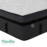 Novilla Luxus Hybrid Taschenfederkernmatratze King Size Orthopädische Memory-Schaum-Bettmatratze in einer Box für Hotel-Großhandel