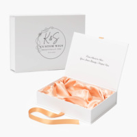 Caja de regalo magnética de ropa con logotipo personalizado reciclable, caja de embalaje de papel rígido elegante con ventana de PVC