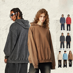 Sudaderas con Capucha Unisex de Corte Regular para Otoño e Invierno, de Algodón Ecológico Grueso, con Cierre, Personalizadas ODM, al por Mayor, a la Moda - Product Image 6