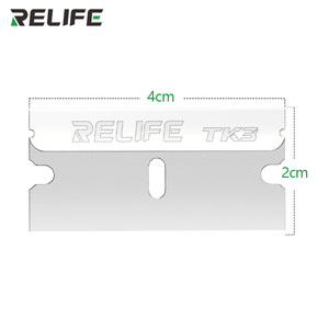 RELIFE <span class=keywords><strong>TK3</strong></span> 100 piezas/caja Cuchillas para Reparación de Teléfonos Móviles, Eliminación de Pegamento OCA, Cuchillas de Limpieza de LCD, Separación/Eliminación de Pegamento/Herramienta de Corte - Product Image 3