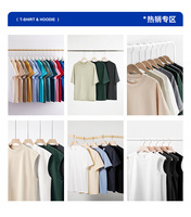 Yancai vêtements fabricant en gros personnalisé 240g 100% coton blanc goutte T-Shirt solide tricoté grande taille hommes T-Shirts