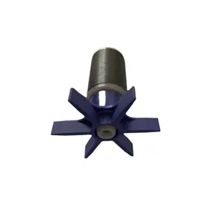Rotor de ímã de ferrita moldado, injeção plástica personalizada de alto desempenho para o banho do pé micro rotor do motor