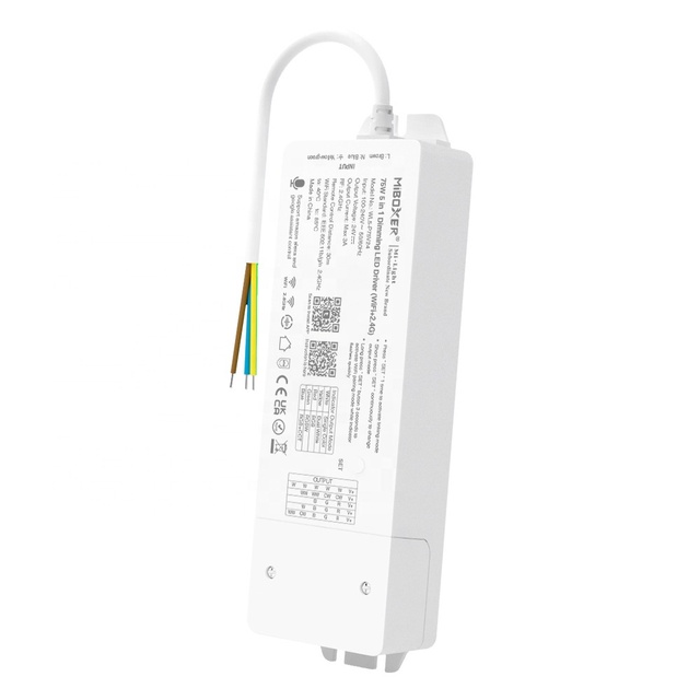 Miboxer Milight WL5-P75V24 Tuya Smart Single Color Dual White RGBW RGB CCT 75W 5 in 1 WiFi 2.4GHz Dimming Controller LED Driver