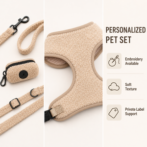 Conjunto de Arnés para Perro Sherpa con Bordado de Diseño Personalizado, Collares y Correas para Mascotas, Correa para Perro, Arnés para Perro Antitirones, Fabricante - Product Image 5