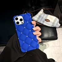 Nouvelle coque de téléphone portable en silicone de luxe, ornée de diamants, scintillante, pour iPhone, vente en gros