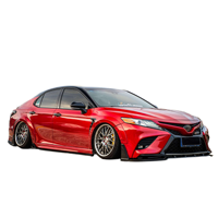 Kit carrosserie 3 pièces pour pare-chocs avant, séparateur de pare-chocs, spoiler, diffuseur pour Toyota Camry version américaine 2018-2024, noir brillant PP, accessoires de voiture