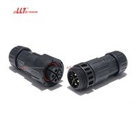 Conectores Lilutong M19 de 3+5 Pines, Cable a Cable, Impermeables IP67 IP68, para Cable de Atenuación de Luz para Cultivo de Plantas