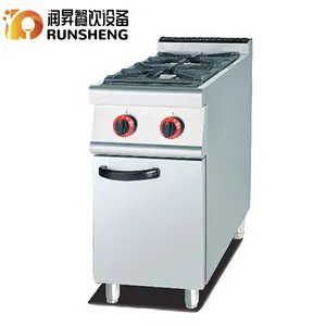 Runsheng 304/201 proteção contra chamas de aço inoxidável queimador inteligente wok fogão a gás forno a gás para fritar e cozinhar