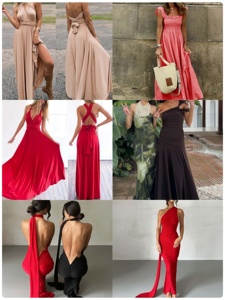 卸売婦人服高品質ミックスマッチドドレス夏カジュアルプリントドレス在庫混合出荷 - Product Image 4