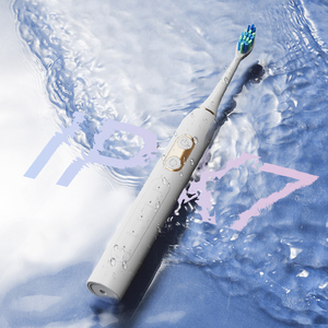 แปรงสีฟันไฟฟ้า IPX7โซนิคหัวแปรง8หัวพร้อมกล่องเดินทางแปรงสีฟันไฟฟ้าอัจฉริยะแบบชาร์จไฟได้5ระดับ - Product Image 6