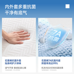 Yunmeng Dream <b>Memory</b> <b>Foam</b> Spring Mattress 23cm Antibacterial Bedroom Comfort Upgrade - Product Image 4