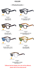 Lunettes de soleil photochromiques anti-lumière bleue UV400 pour femmes, design fantaisie Partagas Fashion, avec logo personnalisé, style œil de chat. - Product Image 5