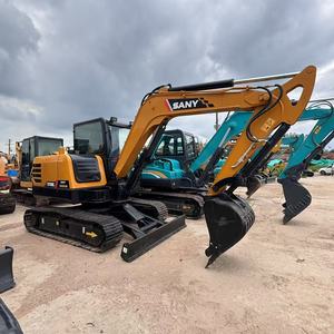 <span class=keywords><strong>Mini</strong></span>-excavatrice sur chenilles d'<span class=keywords><strong>occasion</strong></span> Sany SY60C 6t, moteur <span class=keywords><strong>Kubota</strong></span>, <span class=keywords><strong>godet</strong></span> de 0,25 m³, faible nombre d'heures, <span class=keywords><strong>pelle</strong></span> de 6000 kg pour travaux de jardinage et construction, export - Product Image 6