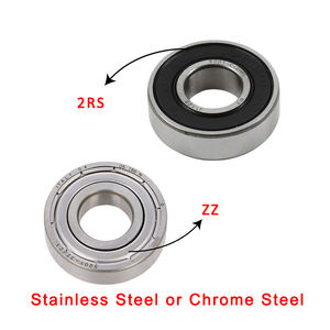 Rodamiento rígido de bolas de alta precisión 6205 ZZ, fabricante <span class=keywords><strong>chino</strong></span>, acero cromado sellado de una sola fila para motocicletas - Product Image 5