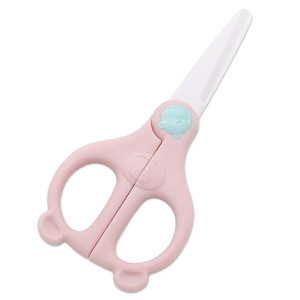 Baby Food Scissors Ceramic Green Apple Shaped For Children Age 4 Years Up - Product Image 2