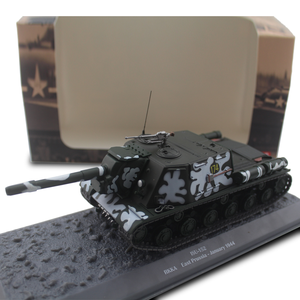 ISU-152 Soviet 1/43 RKKA pesante assalto pistola semovente artiglieria da tavolo collezione ornamento Knick-Knack - Product Image 1