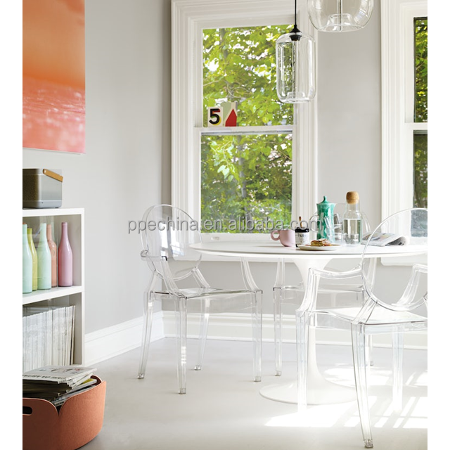 Hot Sale Modern Design Transparent Dining Chair Plastic Nordic Popular Wedding Party Hotel Chair For Home