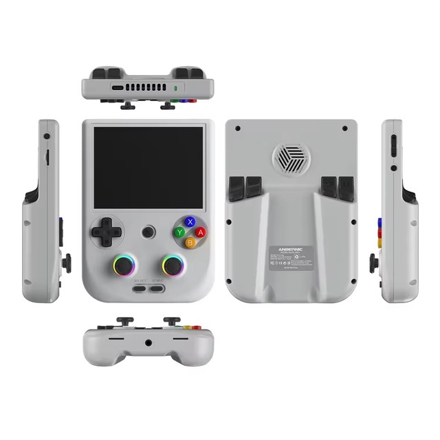 Original Handheld Video Game Console RG 406V 4-inch Big Screen Color Light Joystick Gaming Android Console