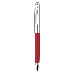 Penna Cromata con Finitura Rossa Lucida per Scrittura e Correzione - Product Image 1