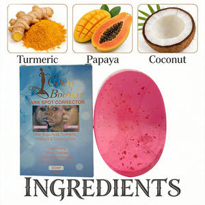 สบู่ต้านเชื้อแบคทีเรียสมุนไพรธรรมชาติสารสกัดจากมะละกอแก้จุดด่างดำกำจัดรอยแผลเป็น<span class=keywords><strong>สิว</strong></span>สบู่จำเป็น - Product Image 5