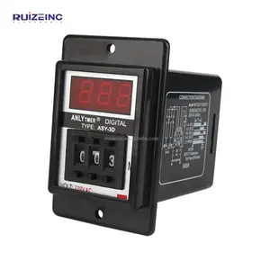 ASY-3D Timer del contrinterruttore programmabile digitale AC220V DC 12V 24V relè di ritardo 999S 999M