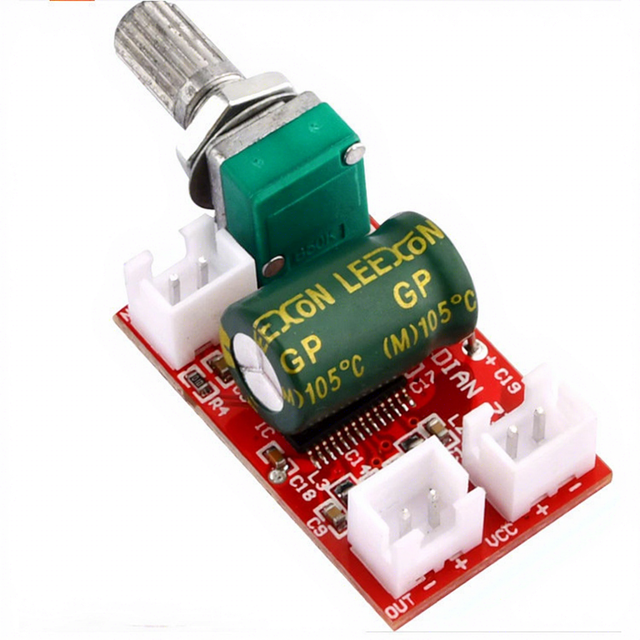 TPA3110D2 digital amplifier board with adjustable BTL mono 30W audio amplification module DC8-24V