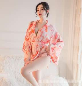 Kimono Ecowalson para <span class=keywords><strong>mujer</strong></span>, cárdigan, ropa japonesa, camisa <span class=keywords><strong>Haori</strong></span> Obi Yukata, Kimono de verano de playa para <span class=keywords><strong>mujer</strong></span>, camisa de Cosplay para <span class=keywords><strong>mujer</strong></span> - Product Image 3