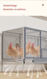 กรงไก่ลูกไก่อายุหนึ่งวันคุณภาพสูงชุบสังกะสี เหมาะสำหรับใช้ในฟาร์ม/บ้าน - Product Image 2