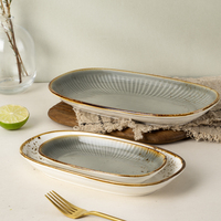 YAYU OEM Marque distributeur Ensemble de plats aux fruits pour café brunch, gâteau Assiettes de restaurant japonais sushi à vendre Assiette à dessert en céramique