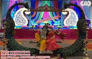 Juego de columpio de escenario Nikah musulmán, el último juego de columpio de boda tallado en madera, Columpio de escenario Sangeet de boda india/Jhula USA DST Exports - Product Image 5