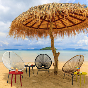 Chaise de salle <span class=keywords><strong>à</strong></span> manger empilable pour l'extérieur, chaises de balcon Acapulco, ensemble de chaises <span class=keywords><strong>à</strong></span> <span class=keywords><strong>bascule</strong></span>, durables, en rotin PE, chaise pas chère - Product Image 1