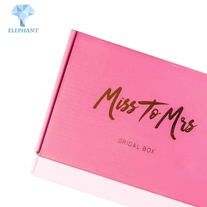 Boîte d'expédition pliée en carton ondulé rose sur mesure pour chaussures, vêtements, cosmétiques - Product Image 4