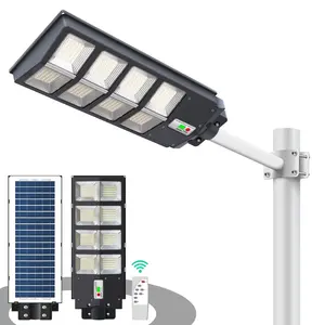 Ip65 120W Led Solar Street Light Semua Dalam Satu Lanskap Led Cell Powered Solar Street Lights