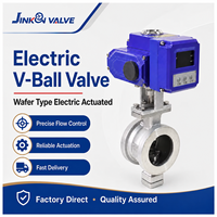 Vanne à boisseau sphérique segmentée à commande électrique, en acier inoxydable 304/316, motorisée, 4-20mA, contrôle de débit de précision, DN25-DN200, OEM