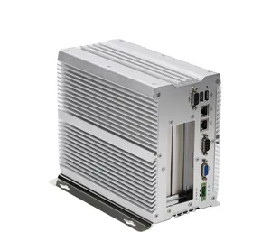 OEM Industrial fanless embedded box pc Celeron 1037U with 9-36V DC power supply Win10 support box computer