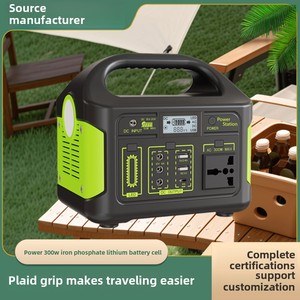 บริการ OEM ODM เครื่องกำเนิดไฟฟ้าพกพาขนาดเล็ก 300W AC Output รองรับแบตเตอรี่สำรองฉุกเฉิน สำหรับตั้งแคมป์และใช้ในบ้าน - Product Image 4