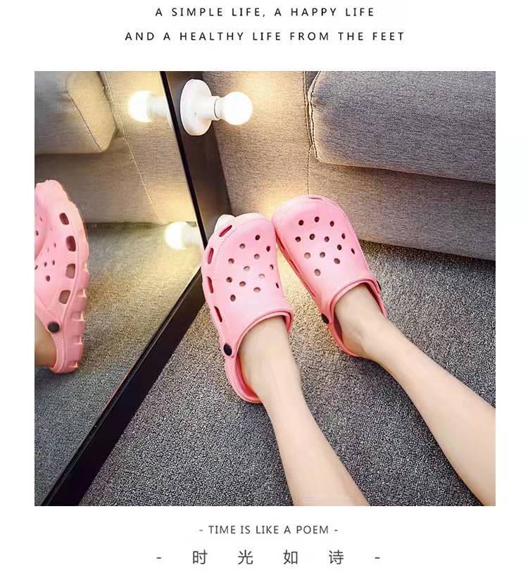 Beach Breathable slides Flip Flop Garden EVA Shoes Unisex Clogs Hole Sandals