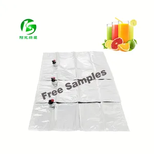 25L Customization Heat Seal Aluminum Foil Aseptic BIB Bag Packaging Bag In Box For Wine Beverage Juice Drinks Oil