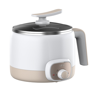 <span class=keywords><strong>Prix</strong></span> de gros marmite électrique portable à contrôle de température marmite électrique 220v mini 1.2L marmite à soupe pour étudiant - Product Image 2