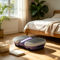 Mini plaque vibrante sans fil portable en ABS pour usage domestique, machine de fitness pour tonifier, remodeler, amincir et favoriser le bien-être