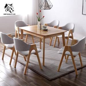 Mesa de Comedor Plegable de Madera Ecológica de Lujo, Muebles para el Hogar - Product Image 1