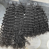 Extensions de cheveux humains vierges non-Remy, ondulés profonds, double trame, bruts birmans, plus épais, cuticules alignées - Cheveux de luxe