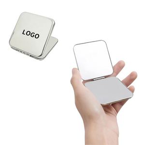 Factory Price Mini <b>Square</b> Travel Custom Logo Girls Hand Pocket <b>Mirror</b> for Business - Product Image 2