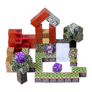 2025 nuevo My World Kids bloque de construcción magnético cubo bosque exploración DIY juguete de plástico creativo Minecrafting bloque - Product Image 2