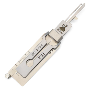 ชุดเครื่องมือช่างกุญแจมืออาชีพ Lishi TE2 2 in 1 สำหรับเปิดล็อคประตูบ้าน  พร้อมอุปกรณ์อ่านกุญแจ  ถอดรหัสกุญแจ  และซ่อมแซมรถยนต์ - Product Image 2