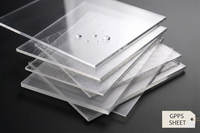 Feuille GPPS personnalisée en gros PS-42-33 résistante aux UV, transparente par diffusion, 1,18 mm*1200 mm*1130 mm, fabriquée à TW