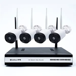 XONZ Mini Phong Cách Giám Sát An Ninh Hệ Thống CCTV IP 4 Máy Ảnh Wifi NVR Tuya APP TF Báo Động Với Wifi NVR Bộ Dụng Cụ