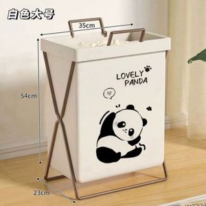 Bathroom Dirty Clothes Basket Storage Basket for Bathroom Modern Design Laundry Basket Modern Bathroom Folding Basket Non-Woven - Product Image 6