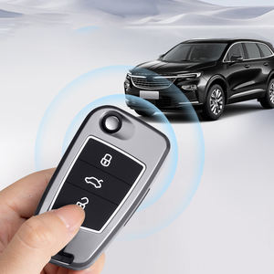 ฝาครอบเคสกุญแจรถยนต์ทำจากซิงค์อัลลอยสำหรับ Volkswagen <span class=keywords><strong>VW</strong></span> Golf 7 Alltrack MK7 Tiguan Seat ateca LEON FR 2 Ibiza Skoda Key Accessories - Product Image 3